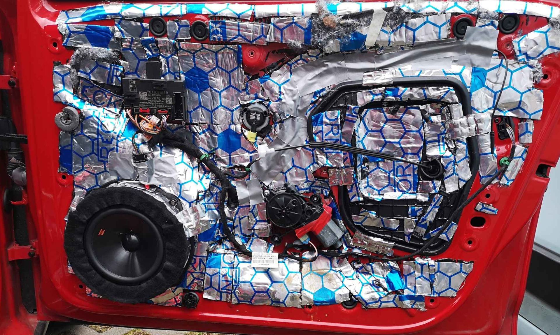 Dämmung Auto - Seat Leon 5F ST Tür Dämmen