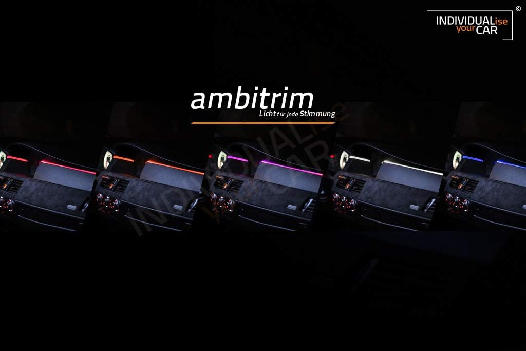 ambitrim® Ambiente Lichtleiste / Ambientebeleuchtung (RGB, Bluetooth/Funk)