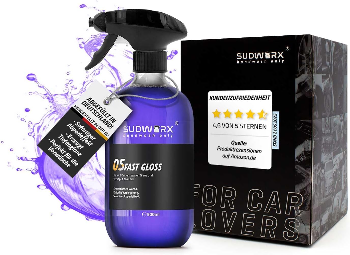 sudworx Sprühwachs Auto Glanz & Schutz