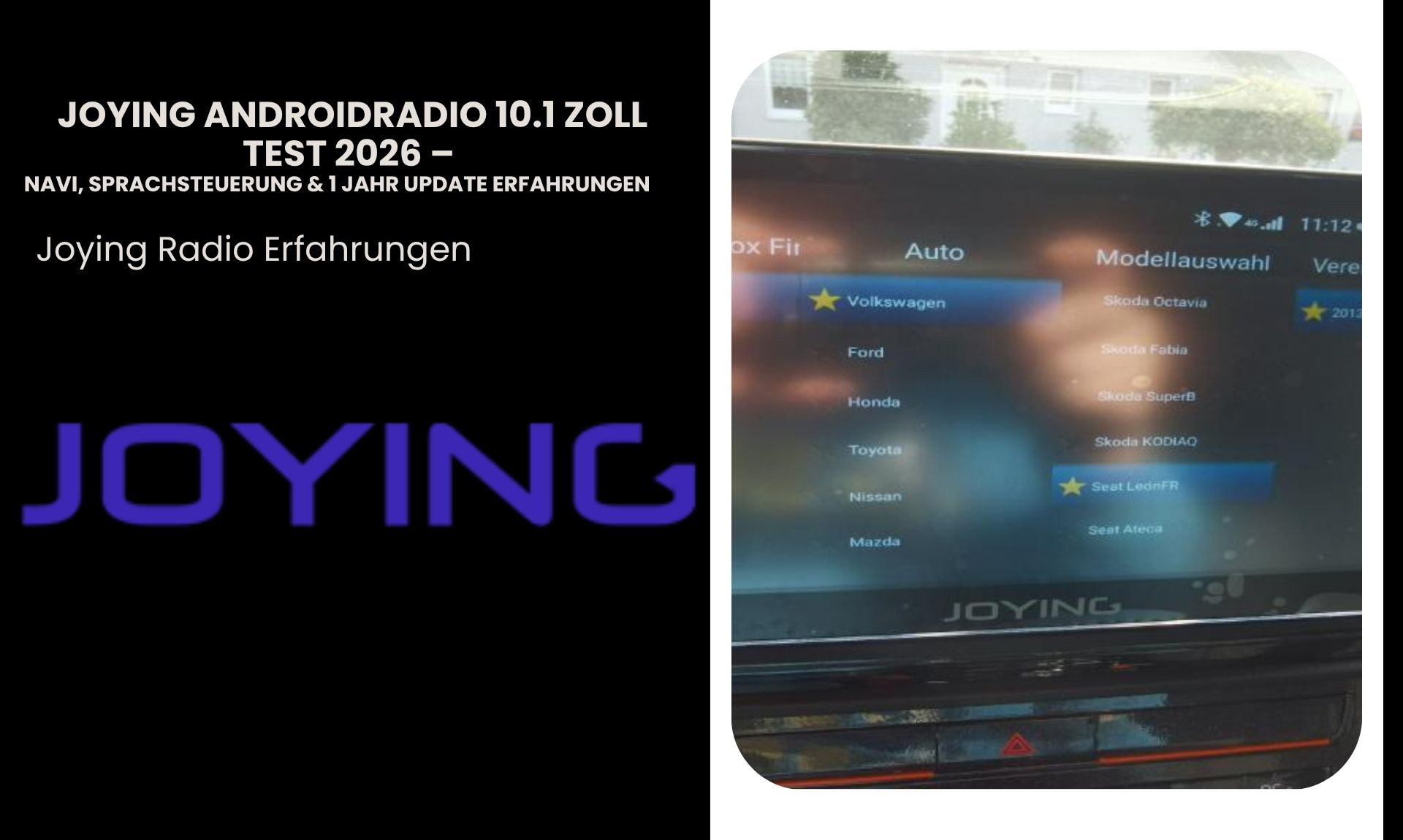 Joying Androidradio 10.1 Zoll