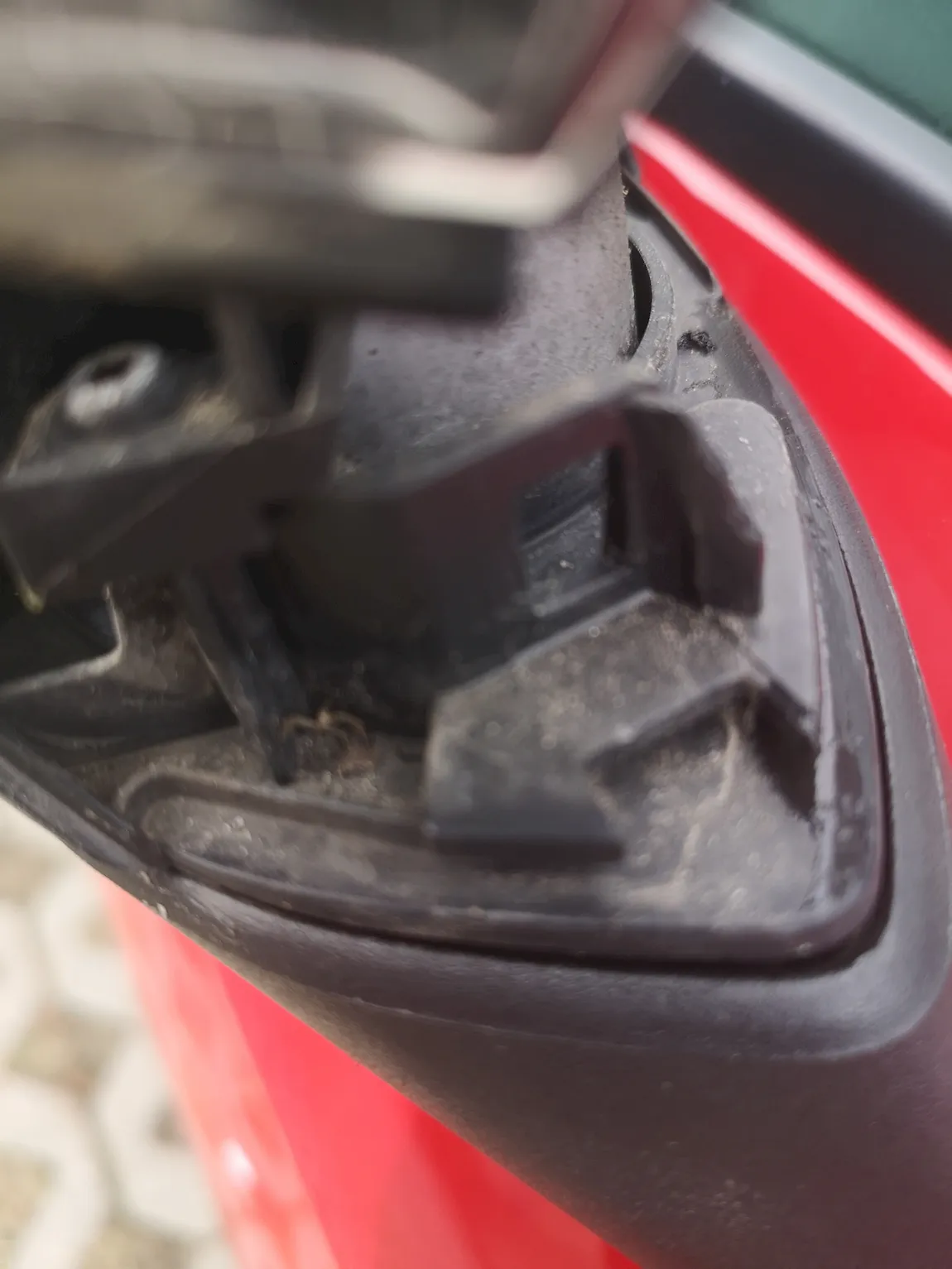 Ausbau der Seitenblinker 1