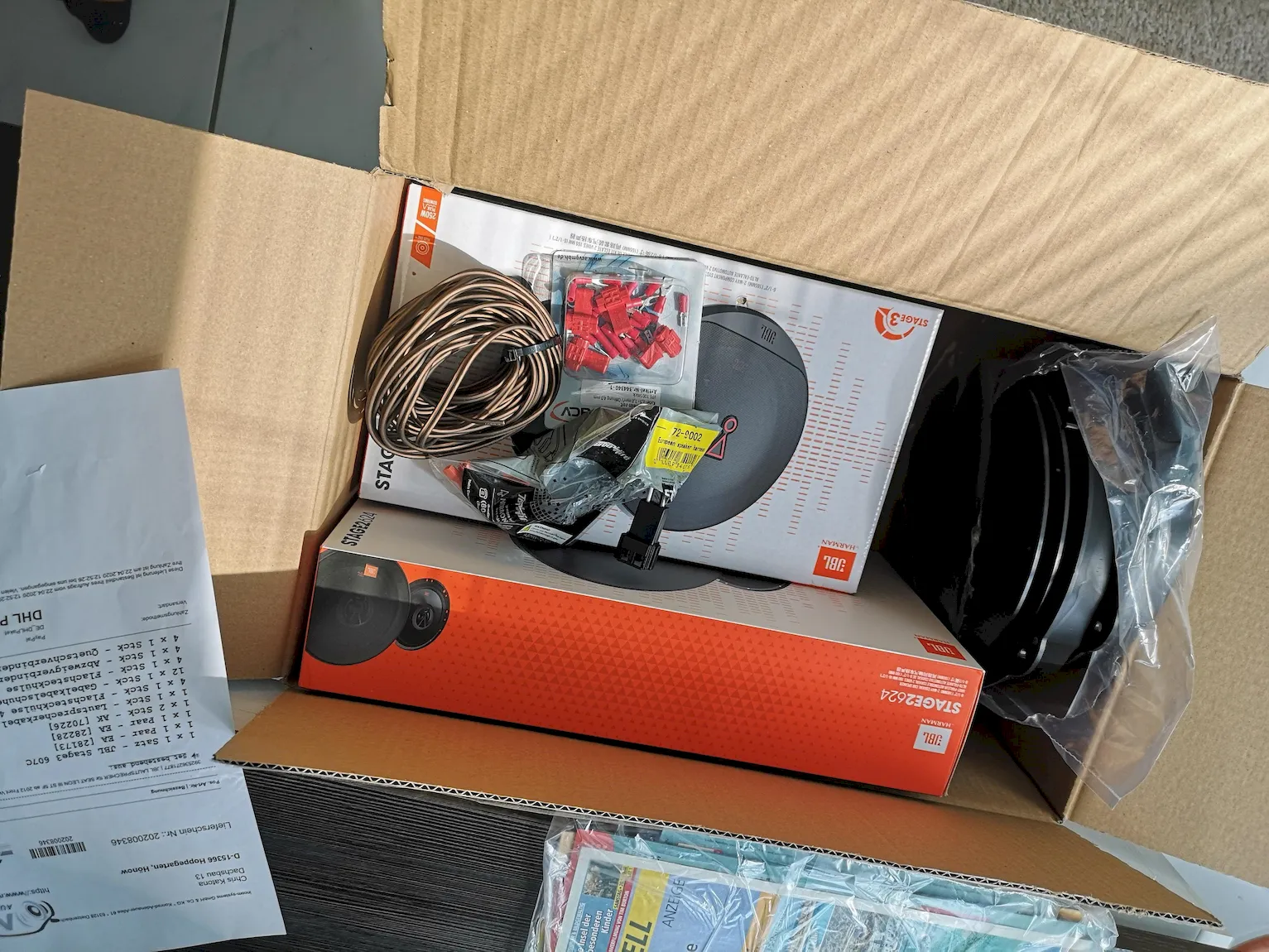 JBL Paket angekommen