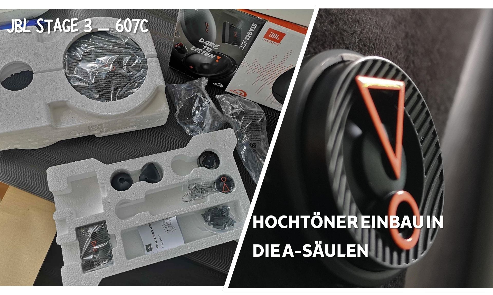 JBL Hochtöner Einbau A-Säule