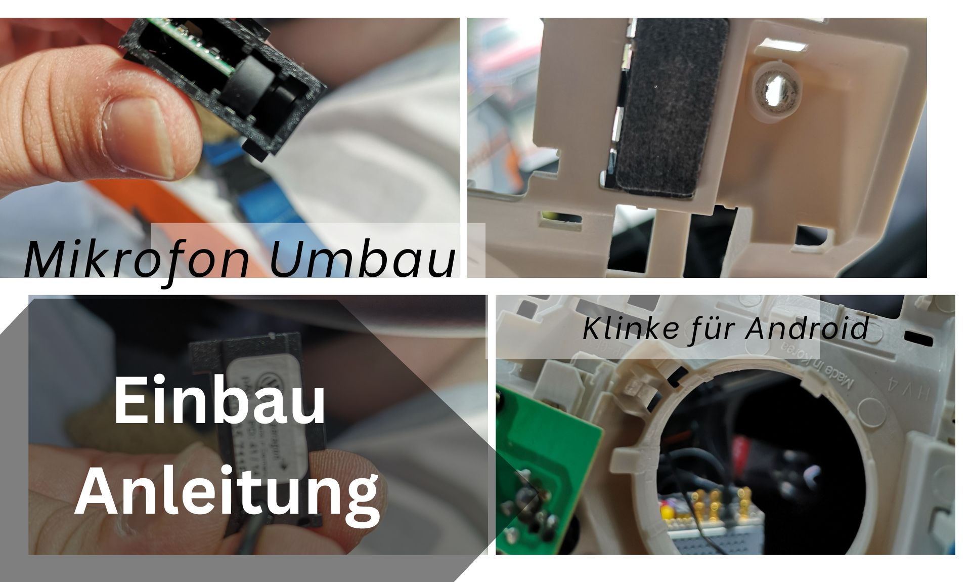 Mikrofon Umbau Android Unit Seat Leon 5F